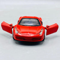 Scale Ferrari 458 Italia Diecast Metal Sports Car