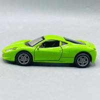 Scale Ferrari 458 Italia Diecast Metal Sports Car
