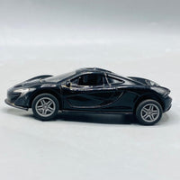 Scale Black McLaren P1 Style Die-Cast Hypercar Mode