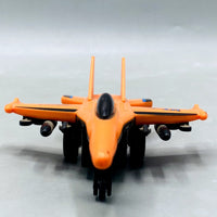Orange "HT Fighter" Die-Cast/Plastic Jet with Missile