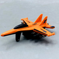 Orange "HT Fighter" Die-Cast/Plastic Jet with Missile