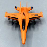 Orange "HT Fighter" Die-Cast/Plastic Jet with Missile