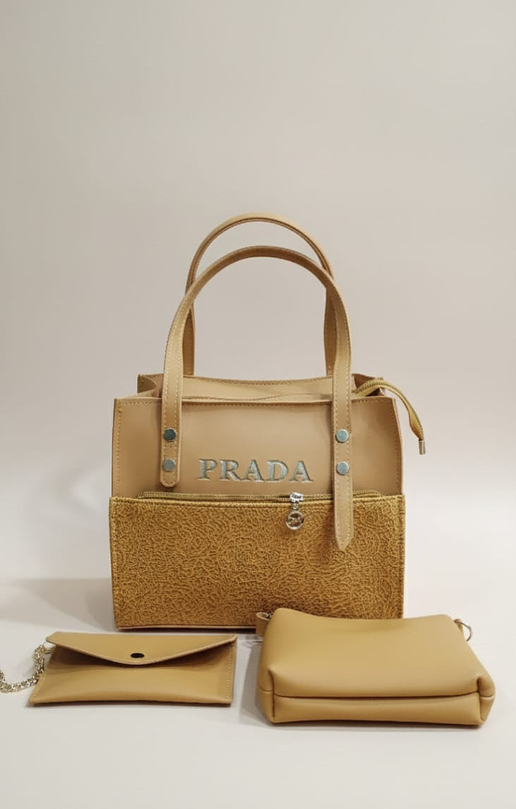 3-in-1 Luxury Handbag Set – Premium Look, Spacious & Everyday Elegant