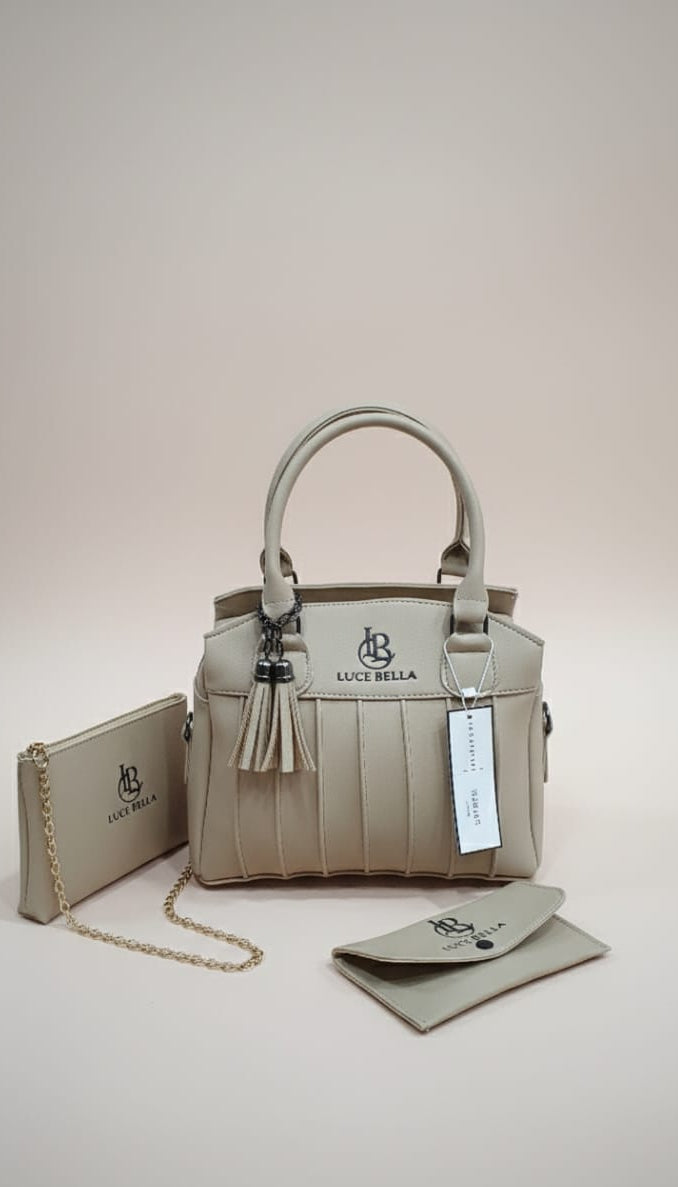 3-in-1 Premium Handbag Set – Elegant, Spacious & Everyday Luxury