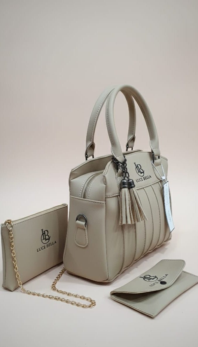 3-in-1 Premium Handbag Set – Elegant, Spacious & Everyday Luxury