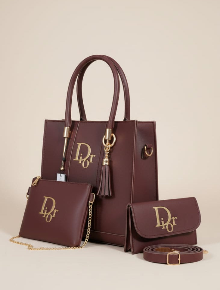 4-in-1 Luxury Designer-Style Handbag Set for Women