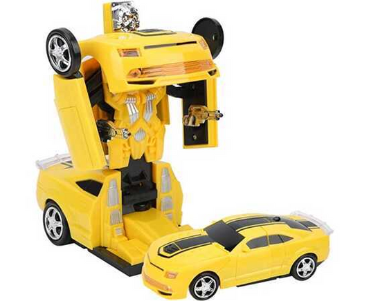 Premium Transformer Light and Sound Car with Automatic Converting to Robot and Car for Kids