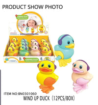 Funny Toy Baby Wind Up Jumping Duck