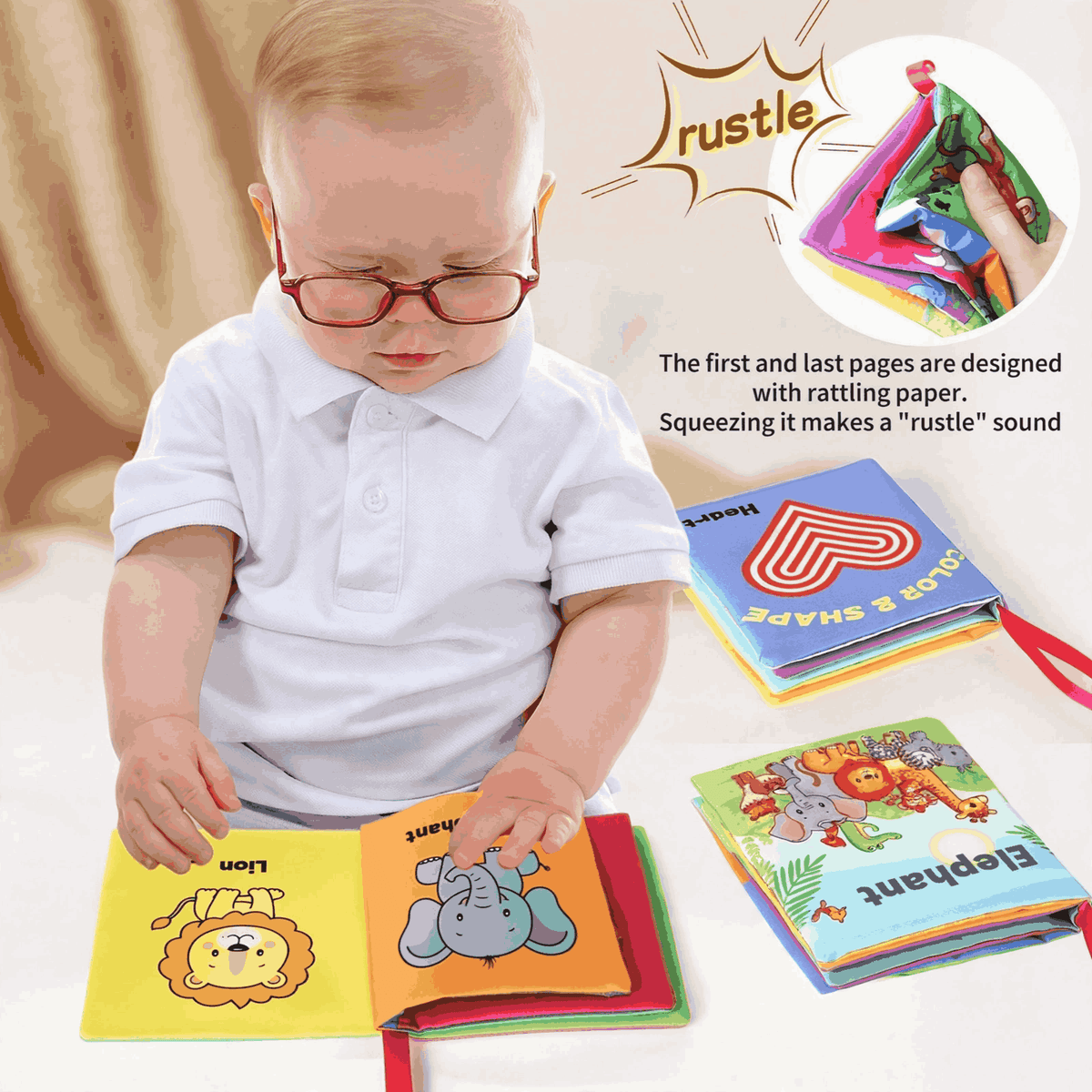 3D Early Education Cloth Book For Kids