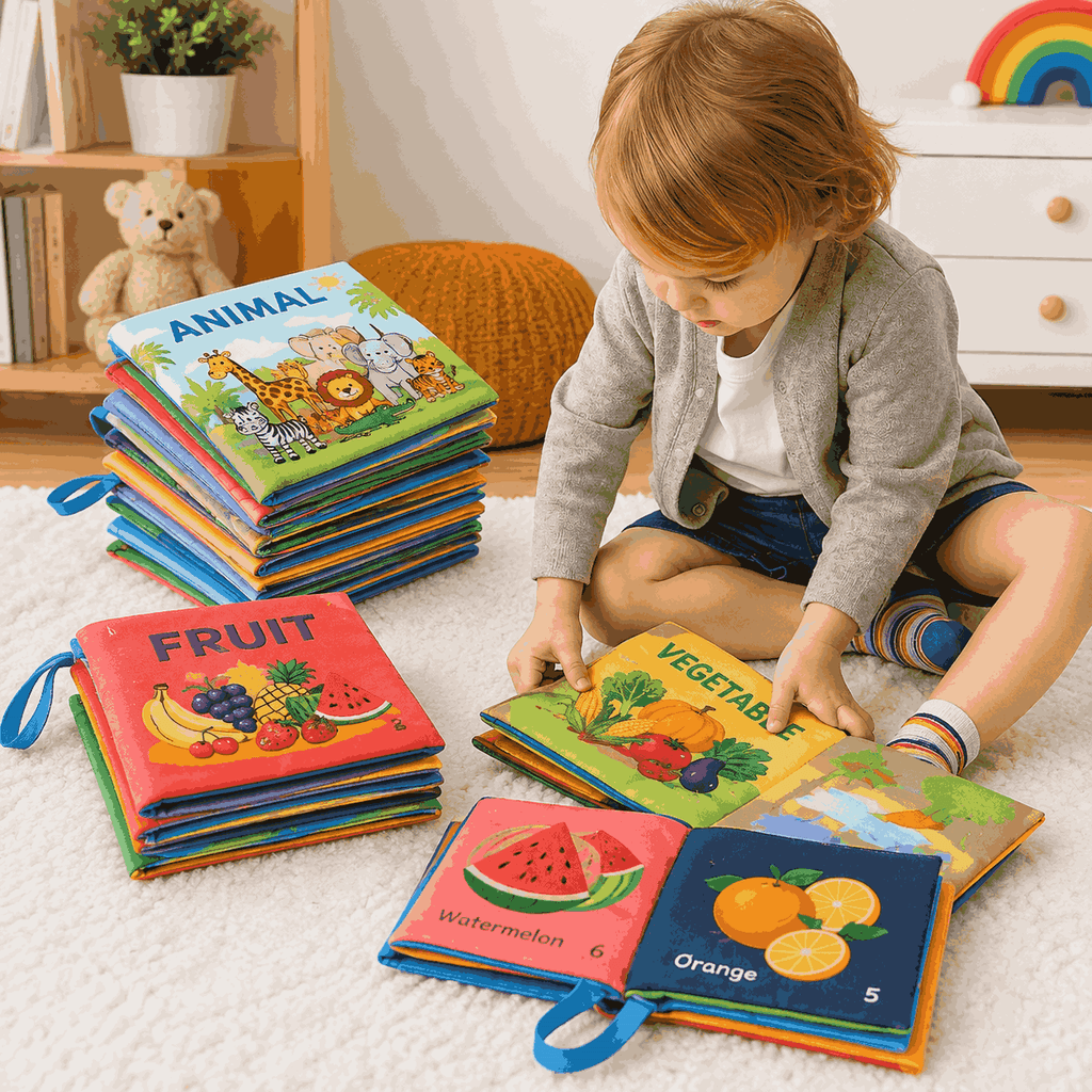 3D Early Education Cloth Book For Kids