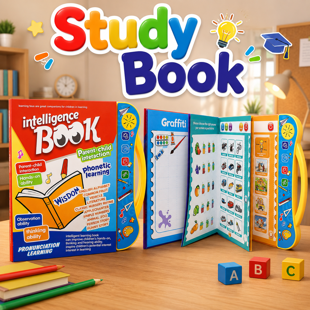 Study Book Intellectual Learning For Kids (3101)