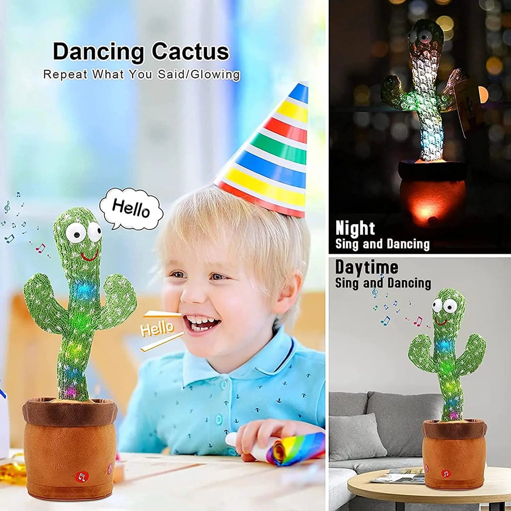 Premium Dancing Talking Cactus Toy (Rechargeable)
