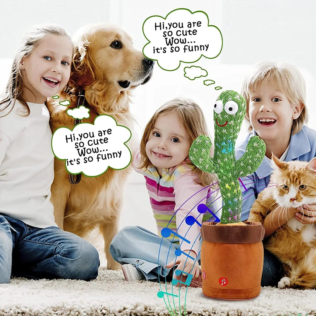 Premium Dancing Talking Cactus Toy (Rechargeable)