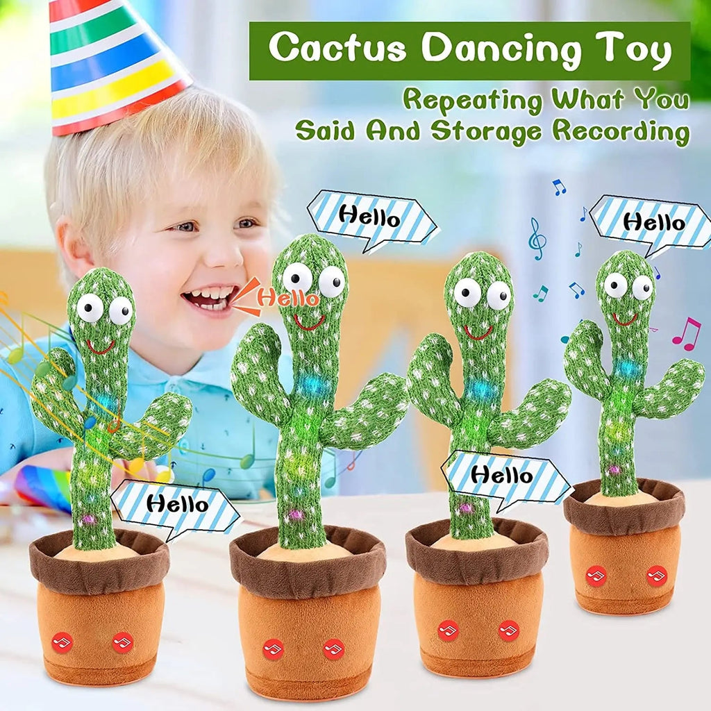 Premium Dancing Talking Cactus Toy (Rechargeable)
