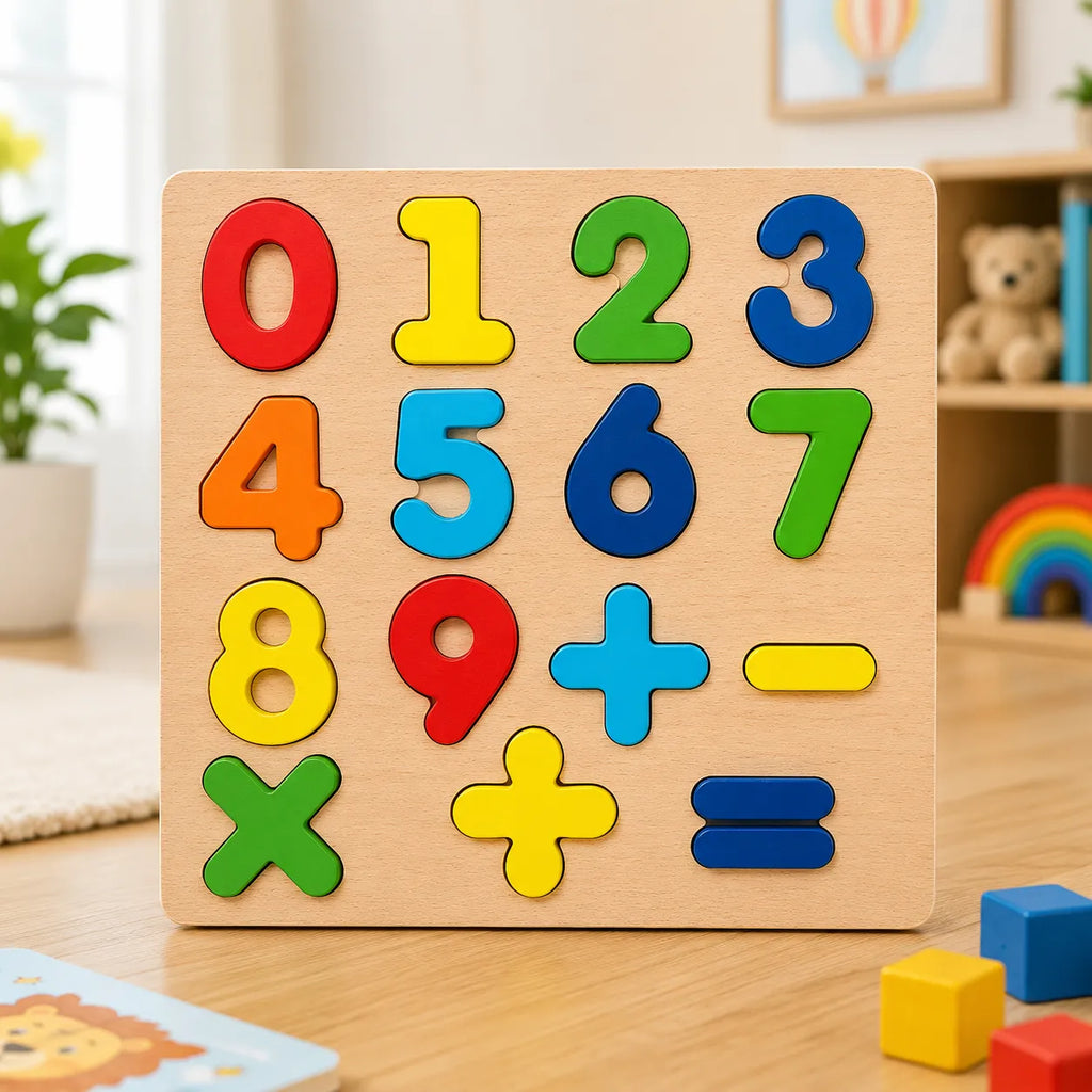 Early Educational Wooden Colorful 3D Learning Board (XY-5624)