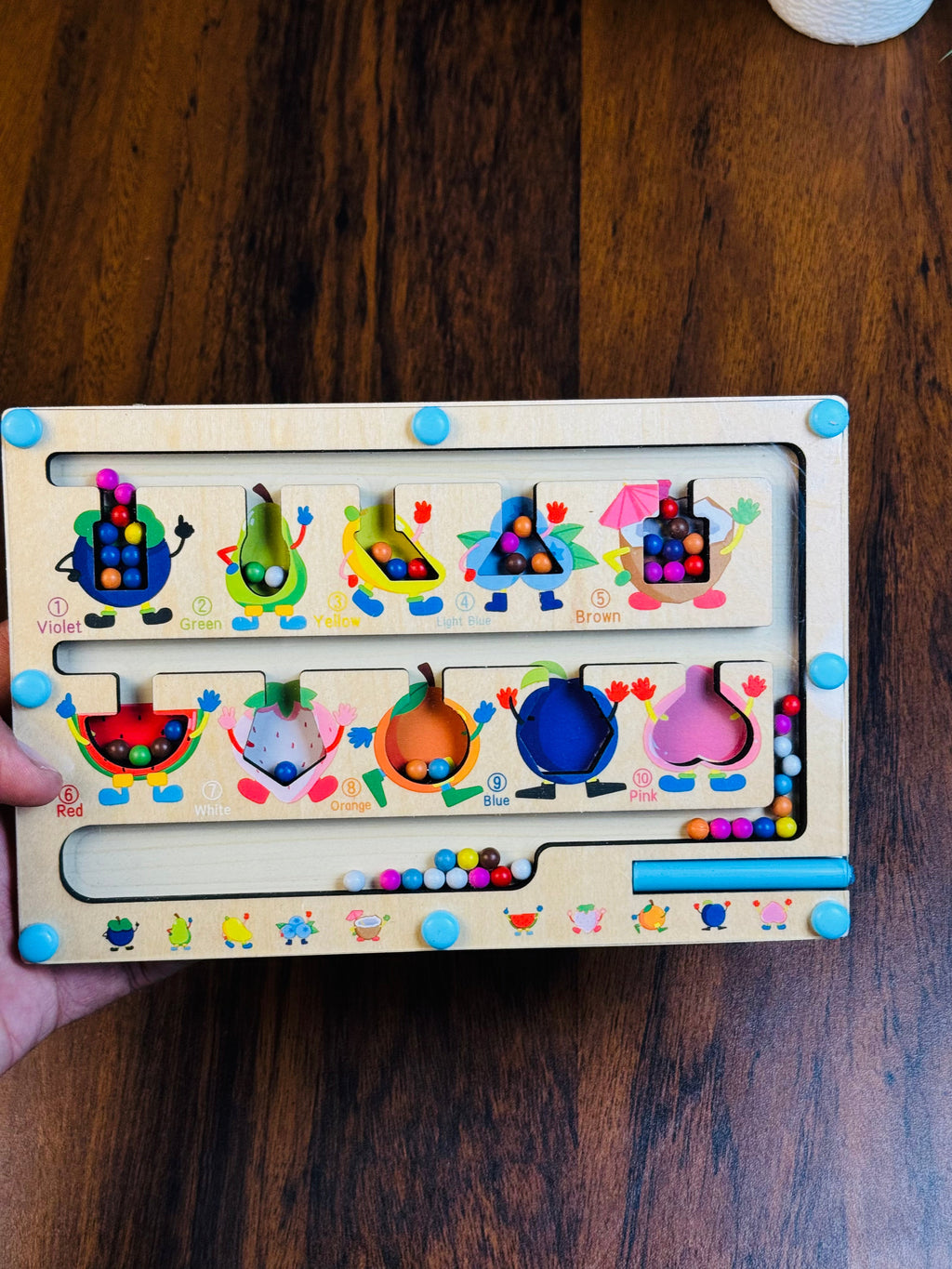 Wooden Magnetic Color Classification Maze (BTE-005C)