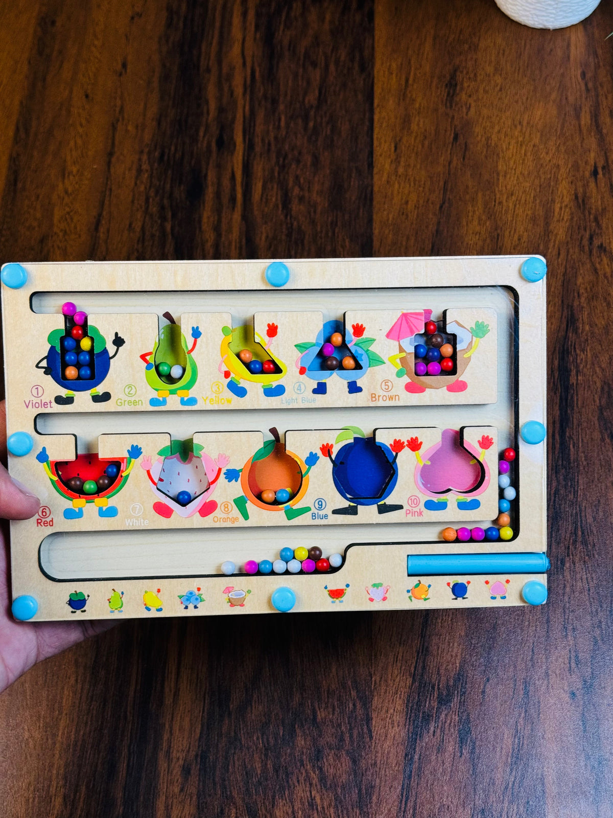 Wooden Magnetic Color Classification Maze (BTE-005C)
