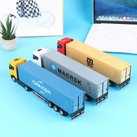 Pull Back Scale Diecast Container Truck