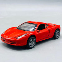 Scale Ferrari 458 Italia Diecast Metal Sports Car