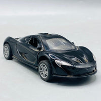 Scale Black McLaren P1 Style Die-Cast Hypercar Mode