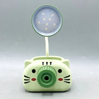 Cute Kitten Multi-Function Desk Lamp with Pencil Sharpener & Holder