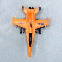 Orange "HT Fighter" Die-Cast/Plastic Jet with Missile