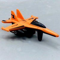 Orange "HT Fighter" Die-Cast/Plastic Jet with Missile