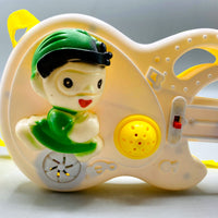 Toddler Electronic Guitar Toy - White and Yellow Musical