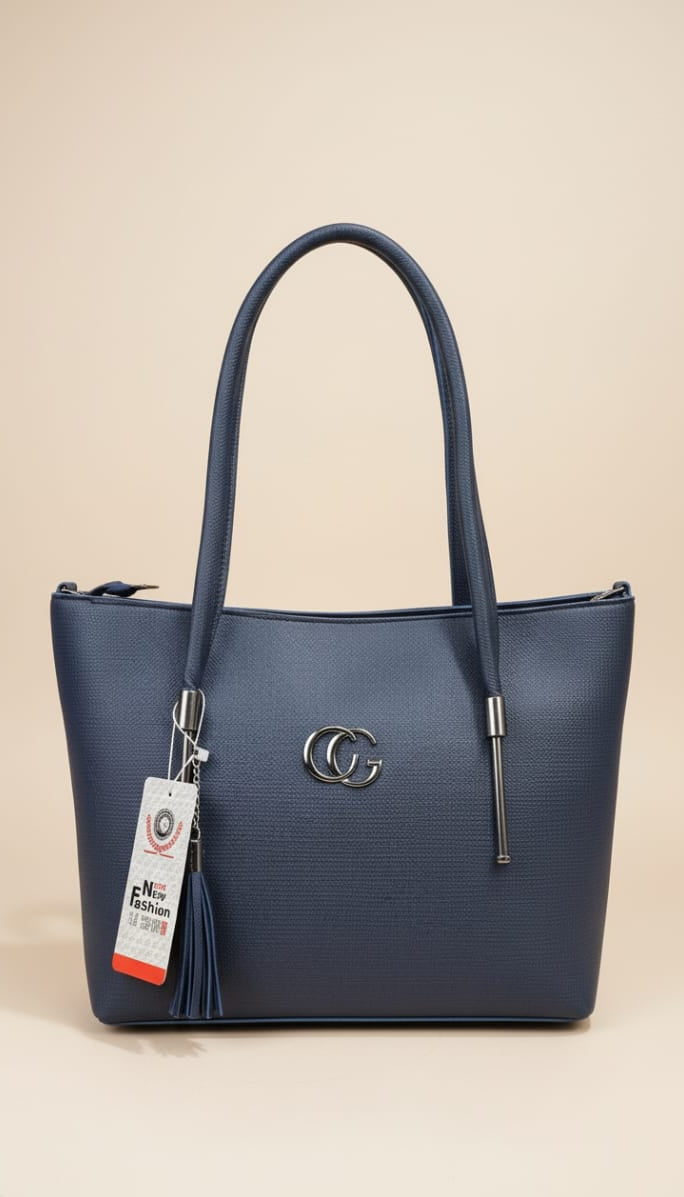 Chic Navy Blue Handbag – Elegant, Trendy & Timeless!