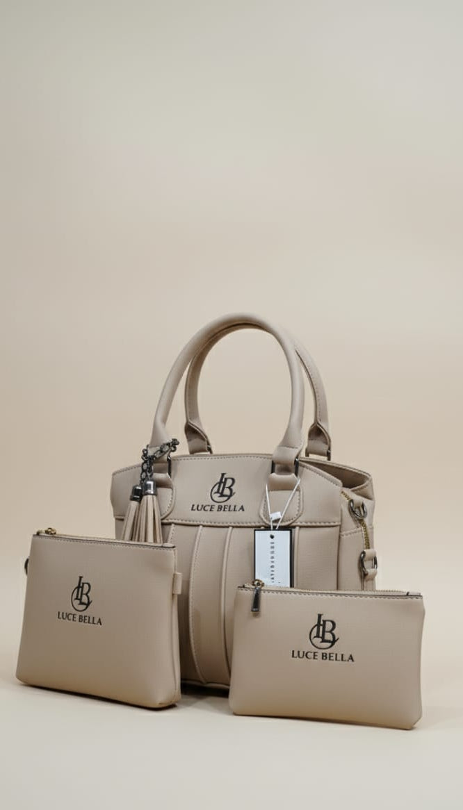 3-in-1 Premium Handbag Set – Elegant, Spacious & Everyday Luxury