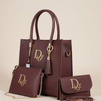 4-in-1 Luxury Designer-Style Handbag Set for Women