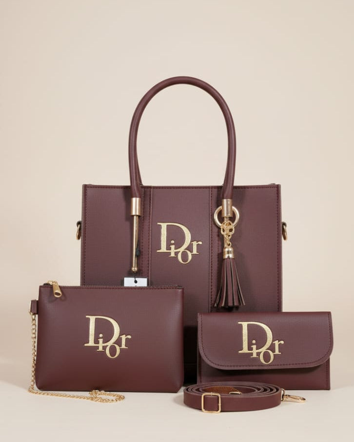 4-in-1 Luxury Designer-Style Handbag Set for Women
