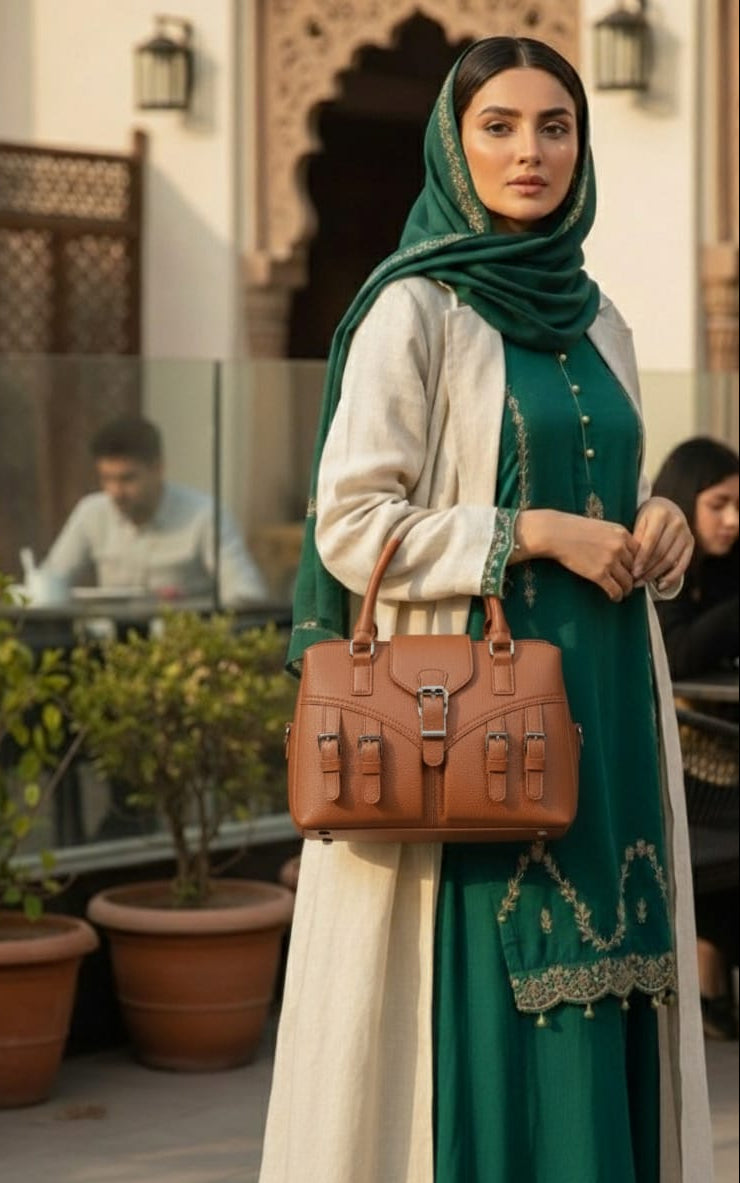 Premium Classic Leather Handbag – Elegant, Durable & Everyday Luxury