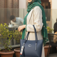 Chic Navy Blue Handbag – Elegant, Trendy & Timeless!