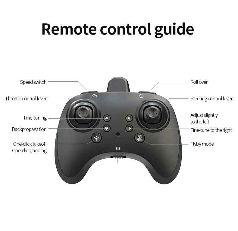 K500 Max RC Fighter Jet Drone for Kids & Adults (Random Color)