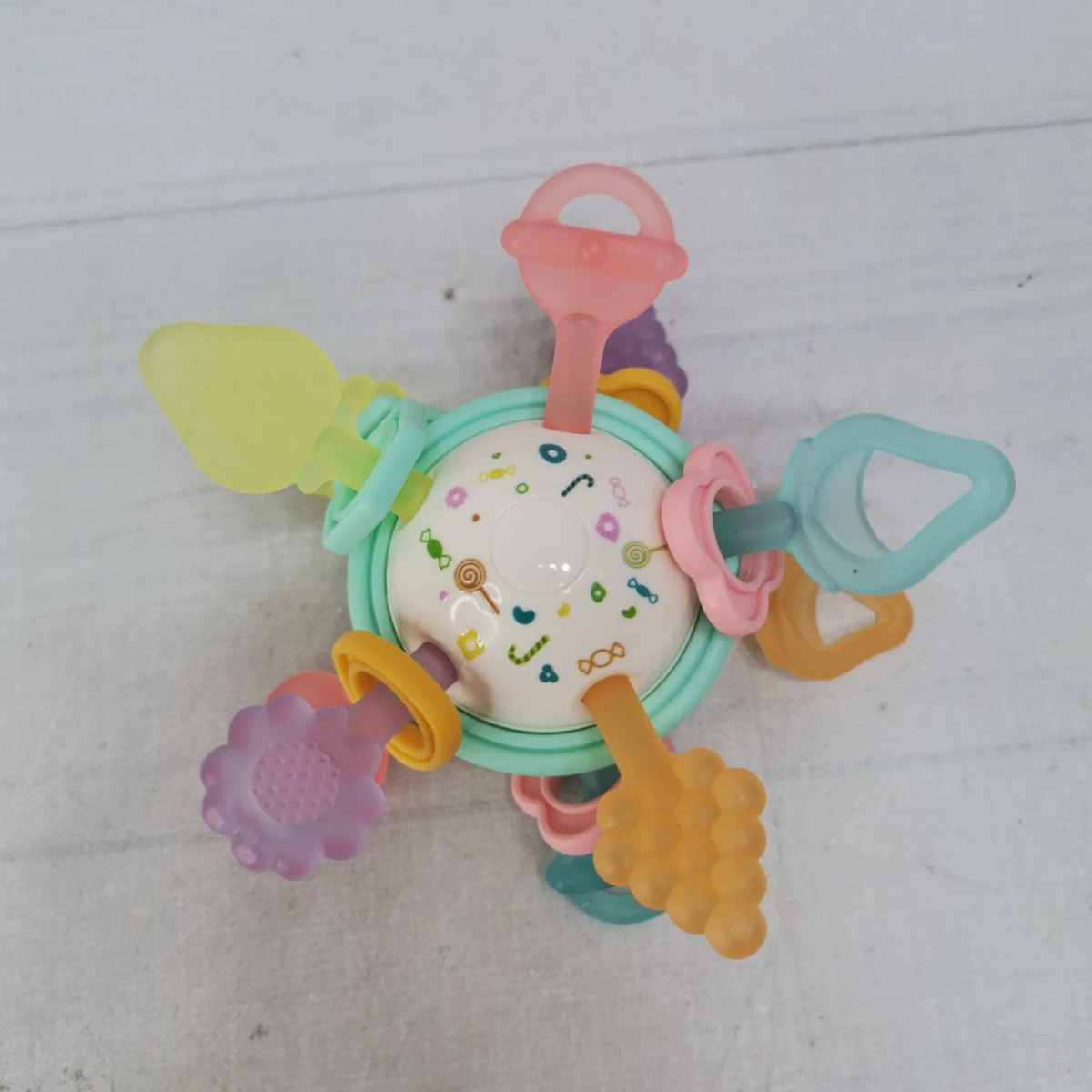 3 in 1 Teether Ball For Babies (1127-1A)