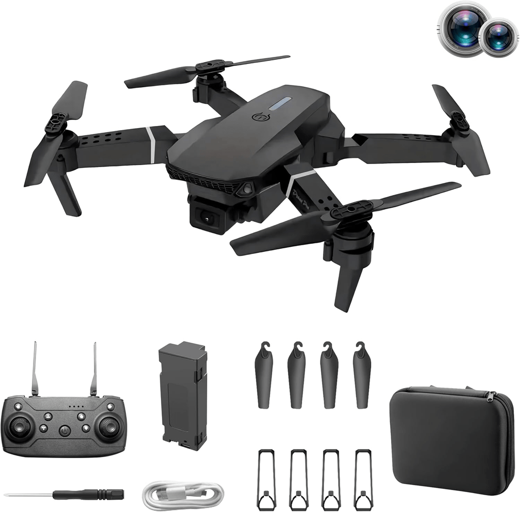E88 PRO Drone with LED Lights & Camera