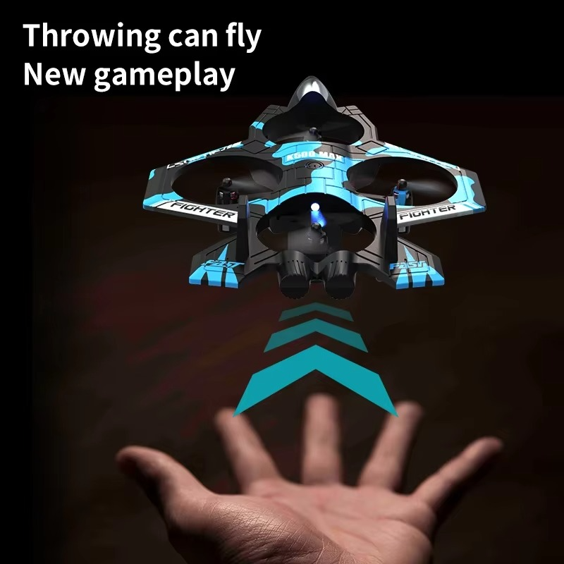 K500 Max RC Fighter Jet Drone for Kids & Adults (Random Color)