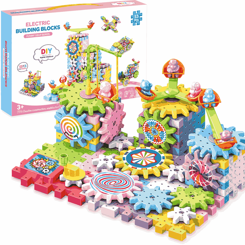 Electric Building Block Gear Toy (6021)