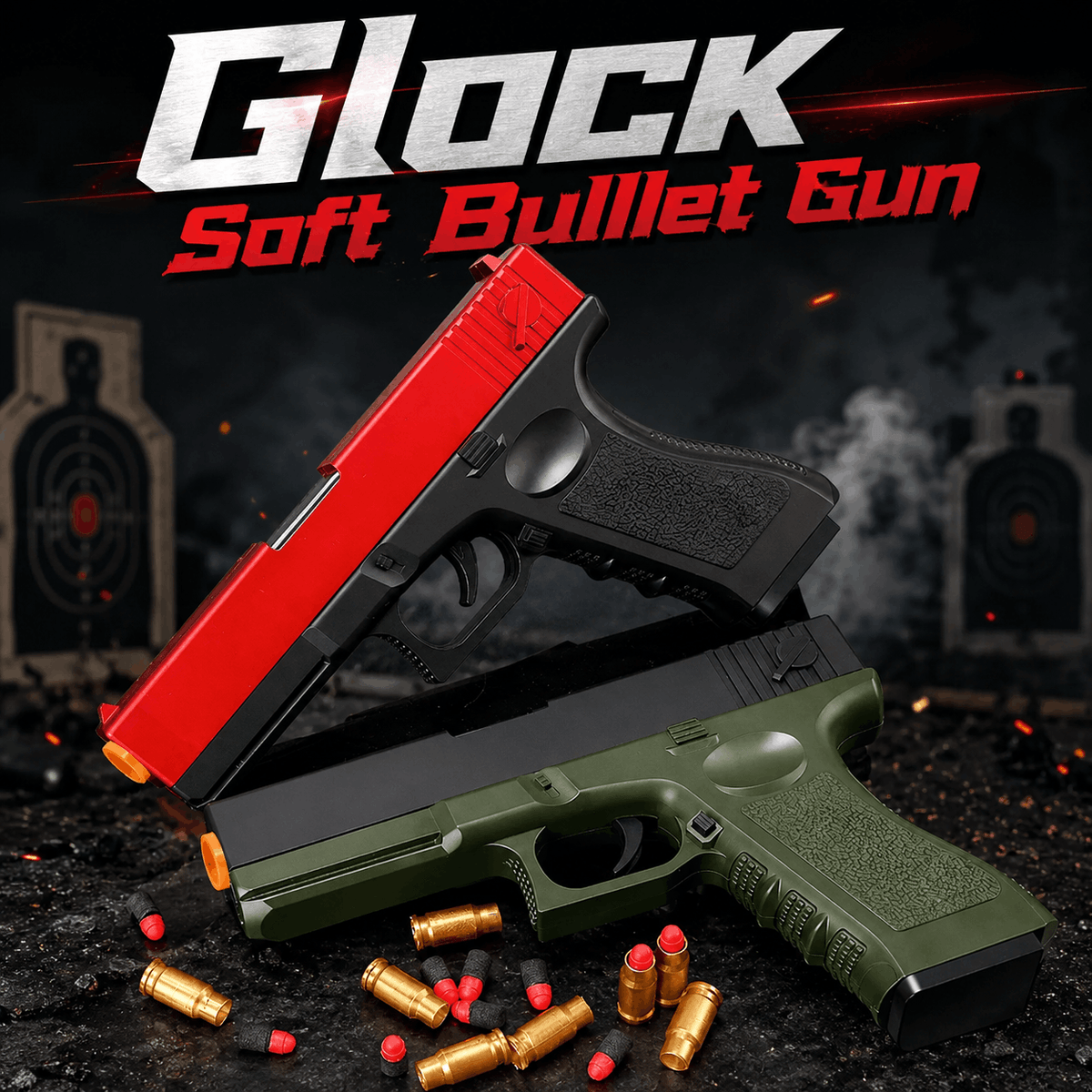Glock Soft Bullet Gun For kids (H111)