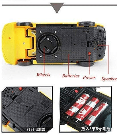 Premium Transformer Light and Sound Car with Automatic Converting to Robot and Car for Kids